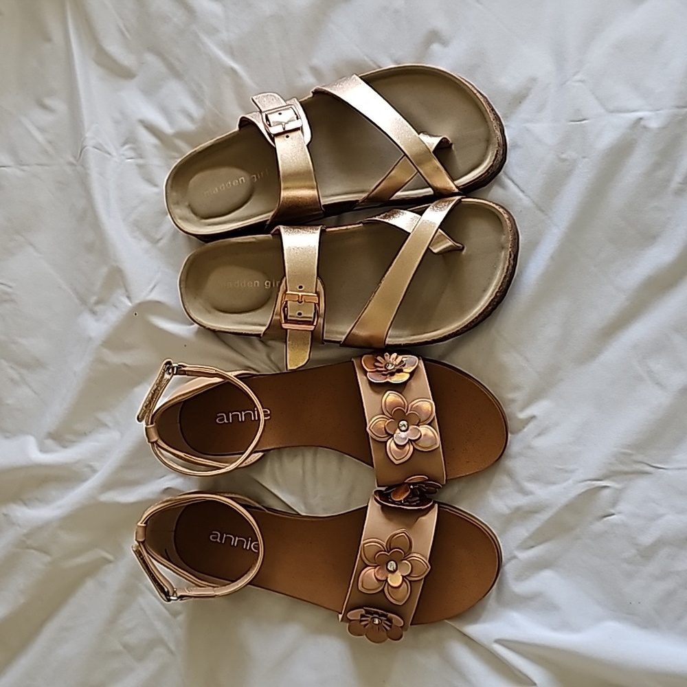 Madden Girl & Annie Sandals Girls Size 2 New W/O Box
